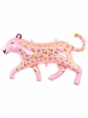 Фольга шар Леопард Pink ПД 41"/103 см
