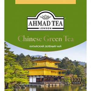 Зеленый чай Ahmad Tea Chinese Green Tea, в пакетиках, 100 шт