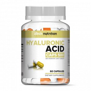 Пищевая добавка "Hyaluronic acid" ("Гиалуроновая кислота") 150 мг, 60 капсул марки aTech