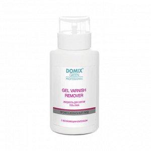 Жидкость для снятия гель-лака (шеллака) с помпой 255мл DOMIX Green Professional