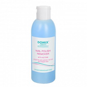 Средство для снятия лака с ногтей с ацетоном 200 мл DOMIX Green Professional