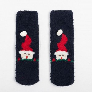 Носки женские махровые MINAKU «Новогодние», размер 36-39 (23-25 см)