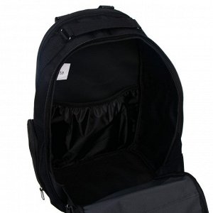 Рюкзак молодёжный Calligrata "Стрелок", 42 х 28 х 16 см, 18 л, эргономичная спинка, чёрный