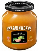 Мусс Лукашинские яблочно-персиковый 370г
