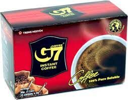 "Растворимый кофе  фирмы «TrungNguyen» Чёрный кофе «G7» (15 пакетиков по 2 грамма.)"