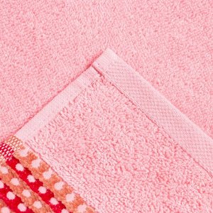 Полотенце махровое Love Life «Адажио» 30х50 см, розовый, 100% хл, 450 гр/м2