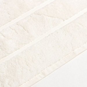 Полотенце махровое Love Life «Ария» 70х140 см, белый, 100% хл, микро-коттон, 450 гр/м2