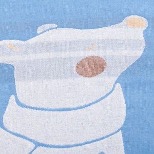 Полотенце двухстороннее Крошка Я "Winter" 70х140см, цвет синий, 100%хл, 315 г/м2