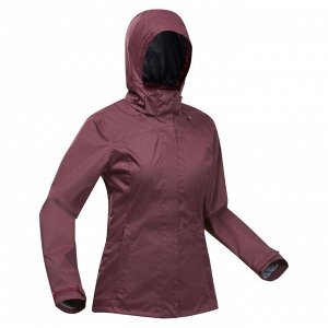 Куртка водонепроницаемая для горных походов женская MH100 QUECHUA