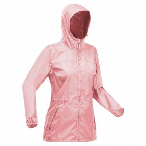 Куртка водонепроницаемая походная женская Raincut Zip QUECHUA