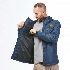 Куртка водонепроницаемая походная мужская NH500 QUECHUA