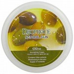 DEOPROCE NATURAL SKIN OLIVE NOURISHING CREAM 100g Питательный крем для лица и тела с маслом оливы 100г