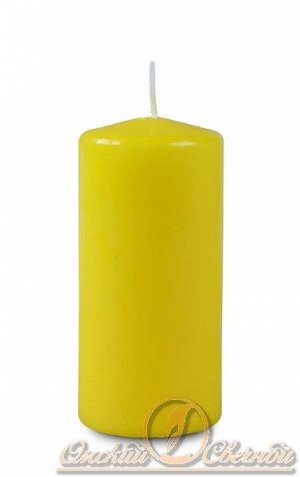Свеча пеньковая 40х90 желтая