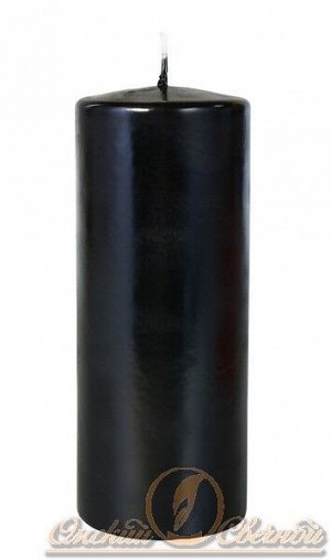 Свеча пеньковая 70х170, черная