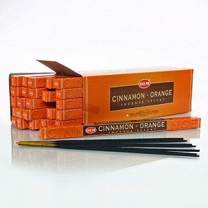 Благовония HEM, четырехгранники, Cinnamon Orange (Корица Апельсин)