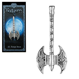 Амулет TOTEM "Топор Зевса", металлический