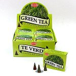 Благовония HEM Конусы Зелёный чай (Green Tea) 10 шт