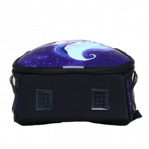 Рюкзак каркасный Probag «Единорог» 38 х 30 х 16 см, эргономичная спинка, фиолетовый