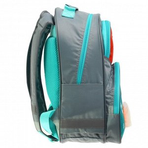 Рюкзак школьный, эргономичная спинка «Корги», 37 х 26 х 13 см