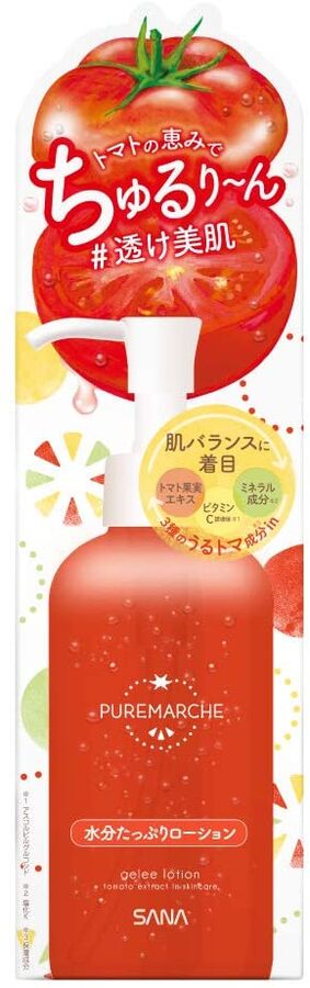 SANA Puremarche Gelee Lotion - таящее желе с ликопинами томатов для увлажнения и сияния