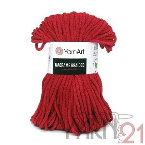 Macrame Braided №773 красный