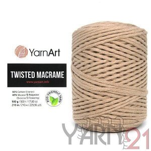 Twisted Macrame №768 темно-бежевый