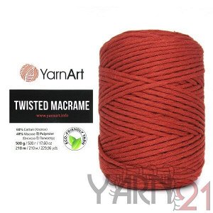 Twisted Macrame №785 терракот