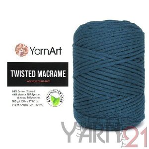 Twisted Macrame №789 петроль