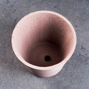 Горшок цветочный "Воронка малая" бетон, коричневый, 1,8 л