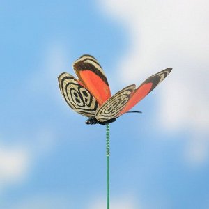 Штекер декоративный "Бабочка" 9см  светящаяся