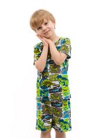 Пижама для мальчиков Baby Style ММ 134. Футболка и шорты. 100%Хлопок(Кулирка). пр. Узбекистан