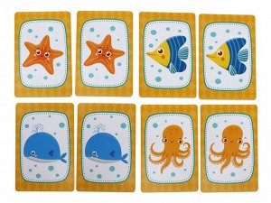 Игра настольная "МЕМО" Морские обитатели. Серия АКТИВ time