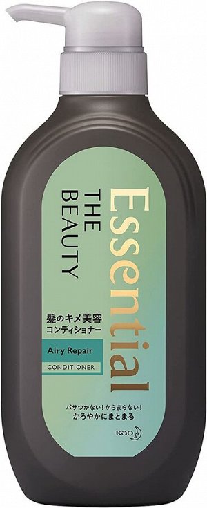 Кондиционер "Essential The Beauty" для повреждённых волос разглаживающий кутикулу "Объём и восстановление" 500 мл / 9