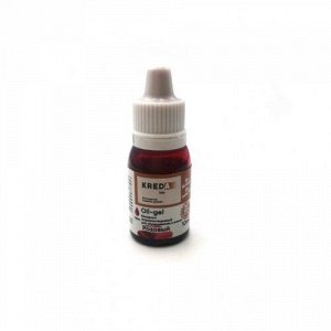 Краситель пищевой жирорастворимый гелевый Kreda розовый (10 мл) Oil gel 01,