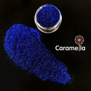 Съедобный глиттер Caramella Синий мелкий 5гр