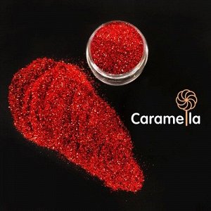 Съедобный глиттер Caramella Красный мелкий 5гр