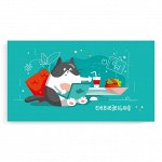 Еженедельник недатированный, 165х90 мм, 64 листов, интегральный переплёт, глянцевая ламинация.