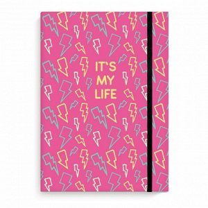 Записная книжка "Это моя жизнь", размер 170х215 мм, количество листов 96, твердый переплет