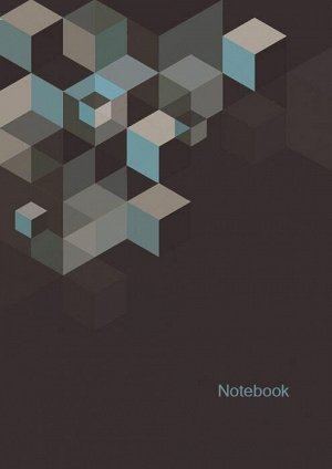 Записная книжка Notebook, формат А5+, количество листов 144, интегральный переплёт, ламинация "софт-тач" вельвет