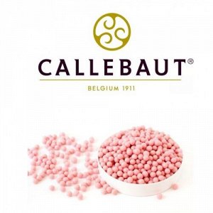 Шоколадные жемчужины Crispearls РОЗОВЫЙ Callebaut 100гр