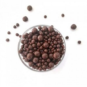 Шарики рисовые в шоколаде молочные кондитерская посыпка микс 2-11 мм 200гр