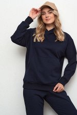 Худи Comfort 2.0 женское темно-синее