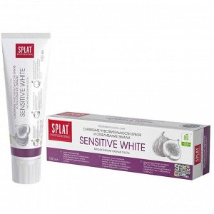 Splat Зубная паста SENSITIVE WHITE СЕНСИТИВ ОТБЕЛИВАНИЕ
