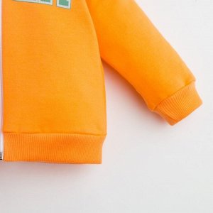 Комплект: худи и брюки Крошка Я "NY", рост, цвет оранжевый
