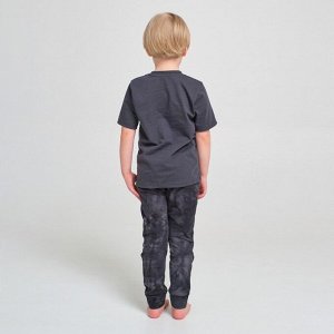 Пижама детская для мальчика KAFTAN "Trendy" 32 (110-116), серый