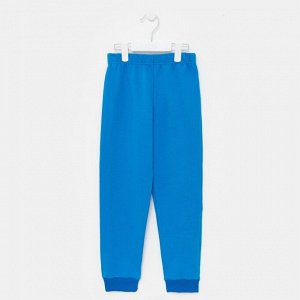 Комплект (толстовка+брюки) для мальчика Н2966-7341, цвет синий, рост 122 см (64)