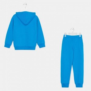 Комплект (толстовка+брюки) для мальчика Н2966-7341, цвет синий, рост 116 см (60)
