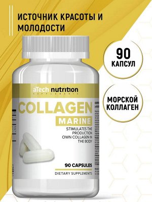 Комплексная добавка к пище"COLLAGEN" («Коллаген») 1900 мг 90 капсул марки aTech