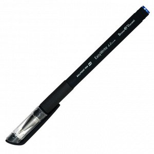 Bruno Visconti Ручка шариковая EasyWrite Black, узел 0.5 мм, синие чернила, матовый корпус Silk Touch
