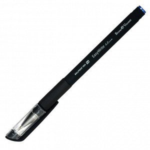 Ручка шариковая EasyWrite Black, узел 0.5 мм, синие чернила, матовый корпус Silk Touch